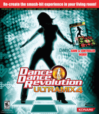 Dance Dance Revolution Ultramix w/ Pad Xbox US box art